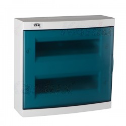 Rozdzielnica natynkowa z szyną DIN 2x12 modułów N+PE IP30 IK07 srn KDB-S24T 23614
