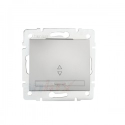 DOMO Łącznik schodowy szybkozłączka 10AX 250V srebrny 011050243 24836