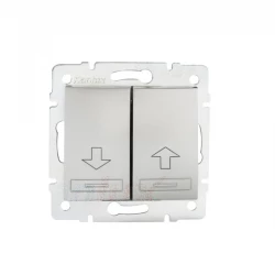DOMO Łącznik żaluzjowy szybkozłączka 10AX 250V srebrny 011100243 24841