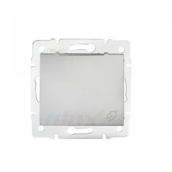 DOMO Gniazdo IP44 śrubowe 16A 250V srebrny 011560143 24851