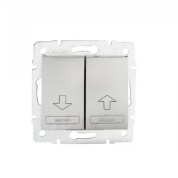 DOMO Łącznik żaluzjowy zwierny szybkozłączka 10AX 250V srebrny 011310243 24862