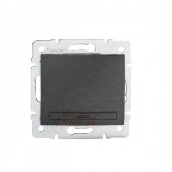 DOMO Łącznik jednobiegunowy szybkozłączka 10AX 250V grafit 011000241 24888