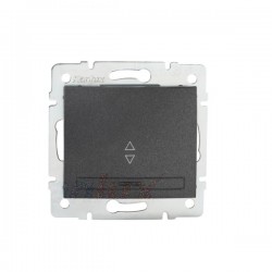 DOMO Łącznik schodowy szybkozłączka 10AX 250V grafit 011050241 24895