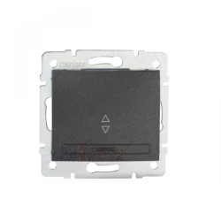 DOMO Łącznik schodowy szybkozłączka 10AX 250V grafit 011050241 24895