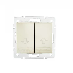 DOMO Łącznik żaluzjowy zwierny szybkozłączka 10AX 250V perłowy biały 011310230 24980