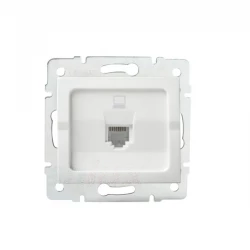 LOGI Gniazdo komputerowe pojedyncze (RJ45Cat 5e Jack) Biały 021390002 25108