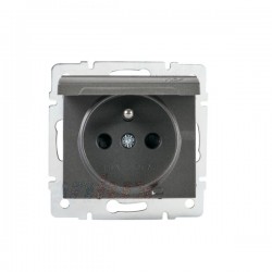 LOGI Gniazdo IP44 śrubowy Grafit 16A 250V 021560141 25265