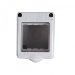 BIURO Puszka natynkowa 45x45mm IP55 biała 25345