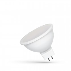 LED MR16 12V 6W SMD NW Z MLECZNĄ SZYBKĄ SPECTRUM