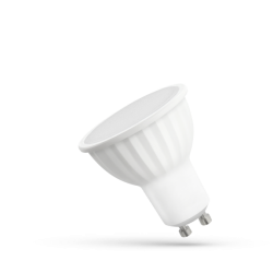 Żarówka LED SMD 230V 10W GU10 neutralna z mleczną szybką WOJ13258