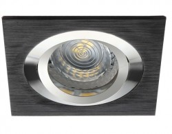 SEIDY CT-DTL50-B Oprawka halogenowa kwadratowa czarna 18289