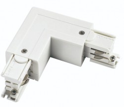 SPS łącznik L lewy, biały  SPECTRUM WOJ03052