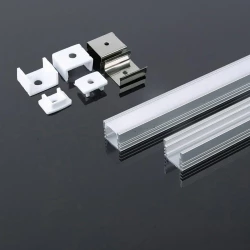 Profil nawierzchniowy aluminiowy Mleczny do taśm LED 2000x17,4x12,1mm 3358