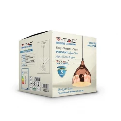 Lampa Wisząca VT-8170 E27 Różowe Złoto 3714