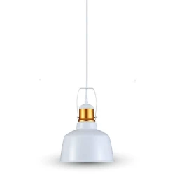 Lampa Wisząca VT-7422 E27 Aluminium Biały 3729