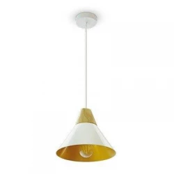 Lampa Wisząca VT-7425 Aluminium Pendent Light Biała 3756