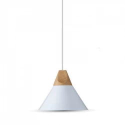 Lampa Wisząca VT-7425 Aluminium Pendent Light Biała 3756