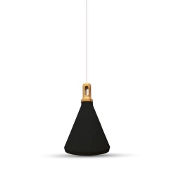 Lampa Wisząca VT-7525 E27 Max. 60W Czarna 3762