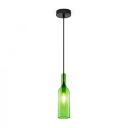 Lampa Wisząca VT-7558 E27 Max. 60W Butelka Zielona 3767