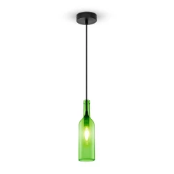 Lampa Wisząca VT-7558 E27 Max. 60W Butelka Zielona 3767