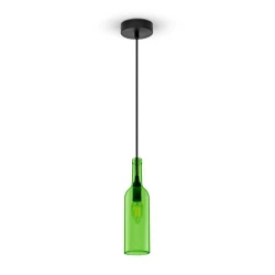 Lampa Wisząca VT-7558 E27 Max. 60W Butelka Zielona 3767