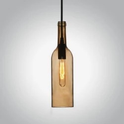 Lampa Wisząca VT-7558 E27 Max. 60W Butelka Brązowa 3776