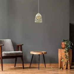 Lampa Wisząca VT-7200 E27 Biały Mat 3823