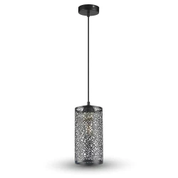 Lampa Wisząca VT-7131 E27 Czarny Mat 3825