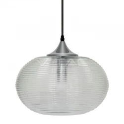 Lampa Wisząca VT-7350 E27 Max. 60W Diamond Transparentna 3879