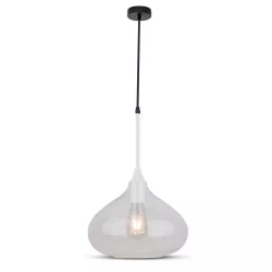Lampa Wisząca VT-7281 E27 Max. 60W Modern Transparentna 3884