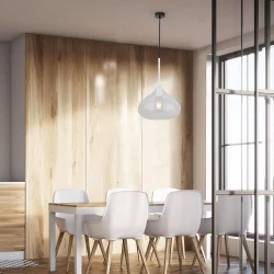 Lampa Wisząca VT-7281 E27 Max. 60W Modern Transparentna 3884