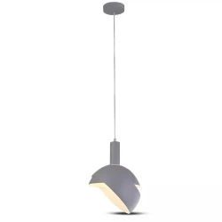 Lampa Wisząca VT-7100 E14 Max. 60W Szara 3922