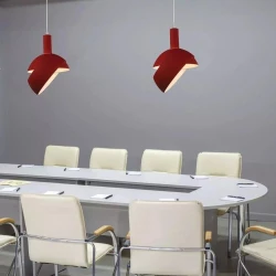 Lampa Wisząca VT-7100 E14 Max. 60W Czerwona 3924