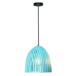 Lampa Wisząca VT-7255 E27 Prism Blue Stożek 3953