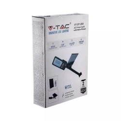 Oprawa Uliczna Solarna VT-ST200 50W 4000K 4000lm IP65 5502