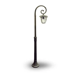 Lampa Ogrodowa Pole VT-737 E27 Max. 60W Czarna 7060