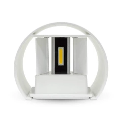 Kinkiet LED VT-759 6W 4000K 660lm BIAŁY OKRĄGŁY IP65 A++ 7091