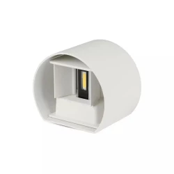 Kinkiet LED VT-759 6W 4000K 660lm BIAŁY OKRĄGŁY IP65 A++ 7091