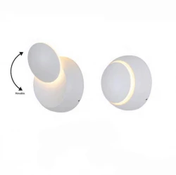 Kinkiet LED VT-757 5W 4000K 560lm IP20 Okrągły Biały 7093