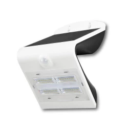 Lampa Solarna Ścienna LED z czujnikiem ruchu VT-768 3W 400lm Biała IP65 7523