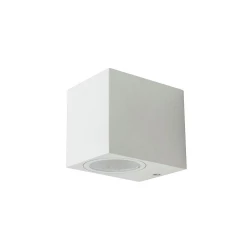 Oprawa ewelacyjna VT-7651 SLEEK GU10 WALL FITTING(ALUMINUM)SQUARE-WHITE BODY, 1 WAY IP44 7539
