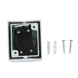 Oprawa ewelacyjna VT-7651 SLEEK GU10 WALL FITTING(ALUMINUM)SQUARE-WHITE BODY, 1 WAY IP44 7539