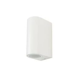 Oprawa ewelacyjna VT-7652 SLEEK GU10 WALL FITTING(ALUMINUM) ROUND-WHITE BODY,2 WAY IP44 7542