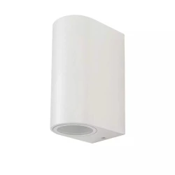 Oprawa ewelacyjna VT-7652 SLEEK GU10 WALL FITTING(ALUMINUM) ROUND-WHITE BODY,2 WAY IP44 7542