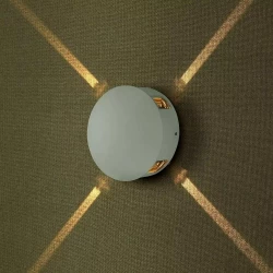 Kinkiet LED VT-706 4W 3000K 440lm IP65 Okrągły Biały 8213