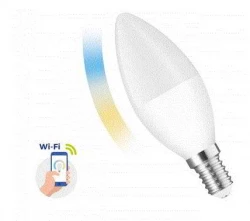 Żarówka LED świecowa 5W E-14 230V CCT+DIM Wi-Fi Spectrum SMART WOJ14413