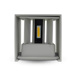 Oprawa elewacyjnaVT-759-12 12W-WALL LAMP WITH BRIDGELUX CHIP COLORCODE:3000k GREY SQUARE 8531