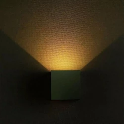 Oprawa elewacyjnaVT-759-12 12W-WALL LAMP WITH BRIDGELUX CHIP COLORCODE:4000k GREY SQUARE 8532