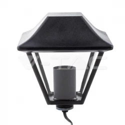 OPRAWA OGRODOWA, E27, IP44, AC220-240V, 50-60Hz, SŁUPEK, CZARNA 8687