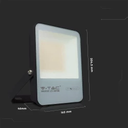 Projektor LED 30W 4800lm 4000K 160lm/W IP65 Czarny 5 Lat Gwarancji 6702